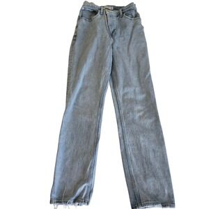 Abercrombie & Fitch The 90s Straight Ultra High Rise Curve Love Jeans 24R Casual
